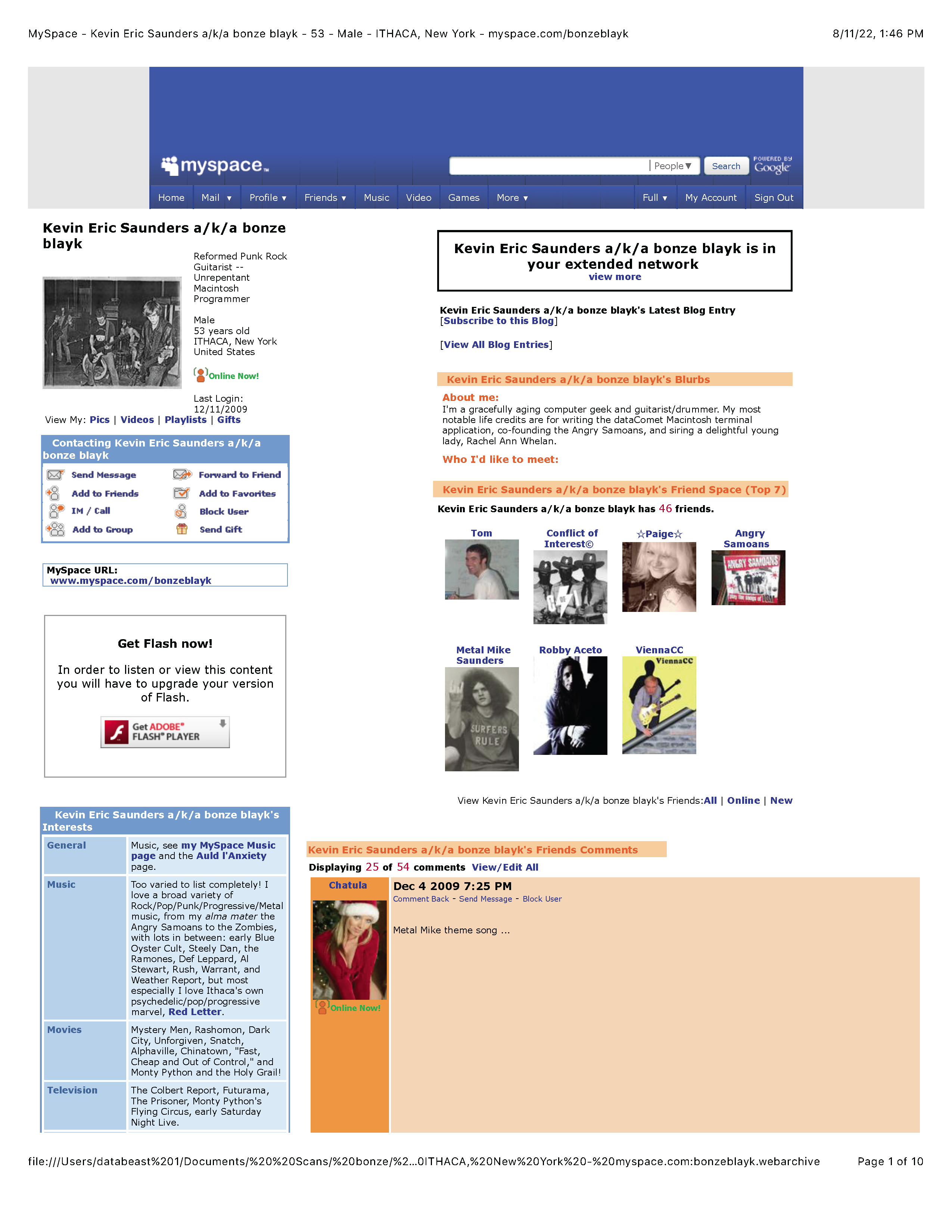 ./ MySpace - Kevin Eric Saunders a-k-a bonze blayk - 53 - Male - ITHACA, New York - myspace.com-bonzeblayk_Page_01.png